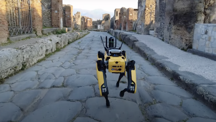 Cão-robô protege ruínas da Roma Antiga contra ladrões de relíquias