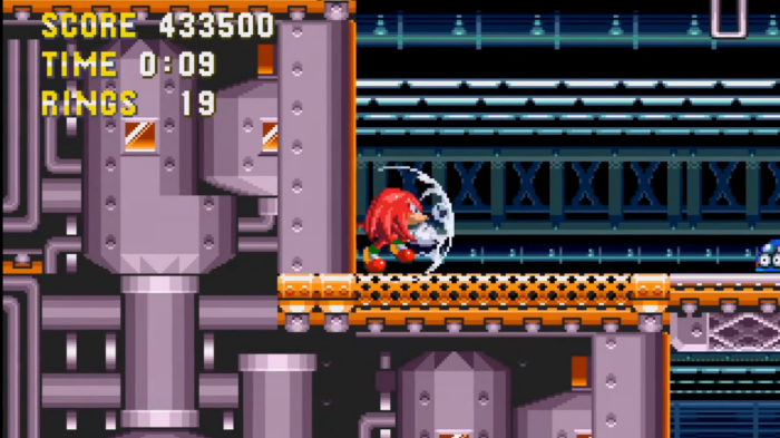 Sonic & Knuckles permite jogarmos com ambos personagens (Imagem: Reprodução / YouTube)