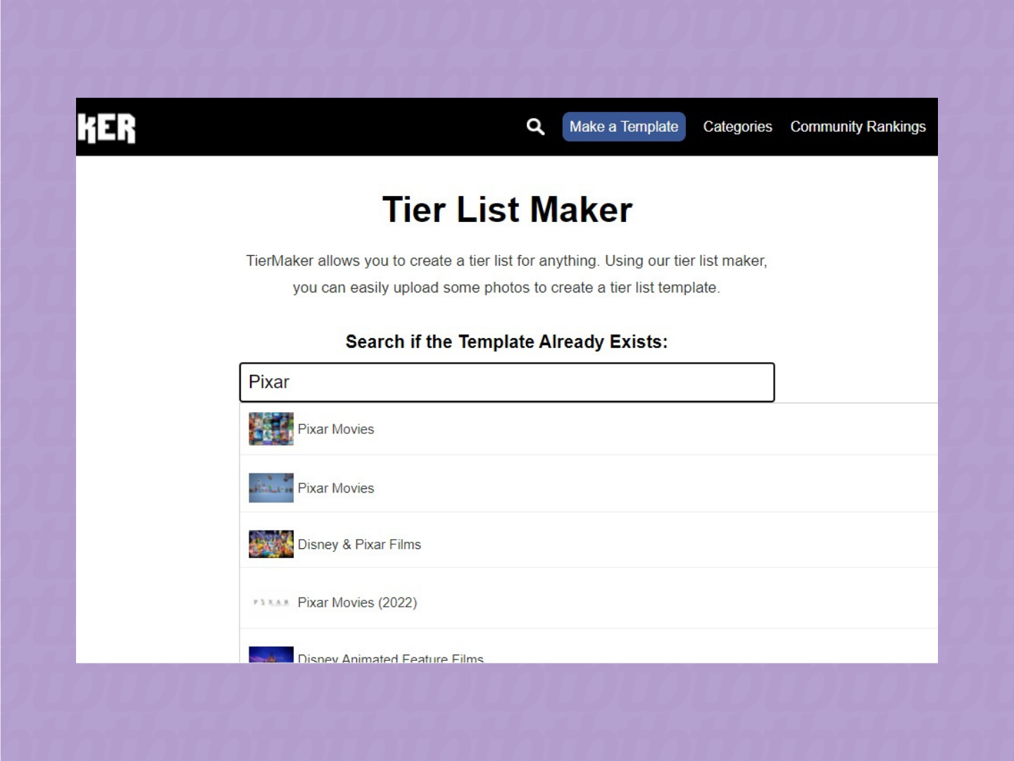 Como criar uma tier list online / TierMaker / Reprodução