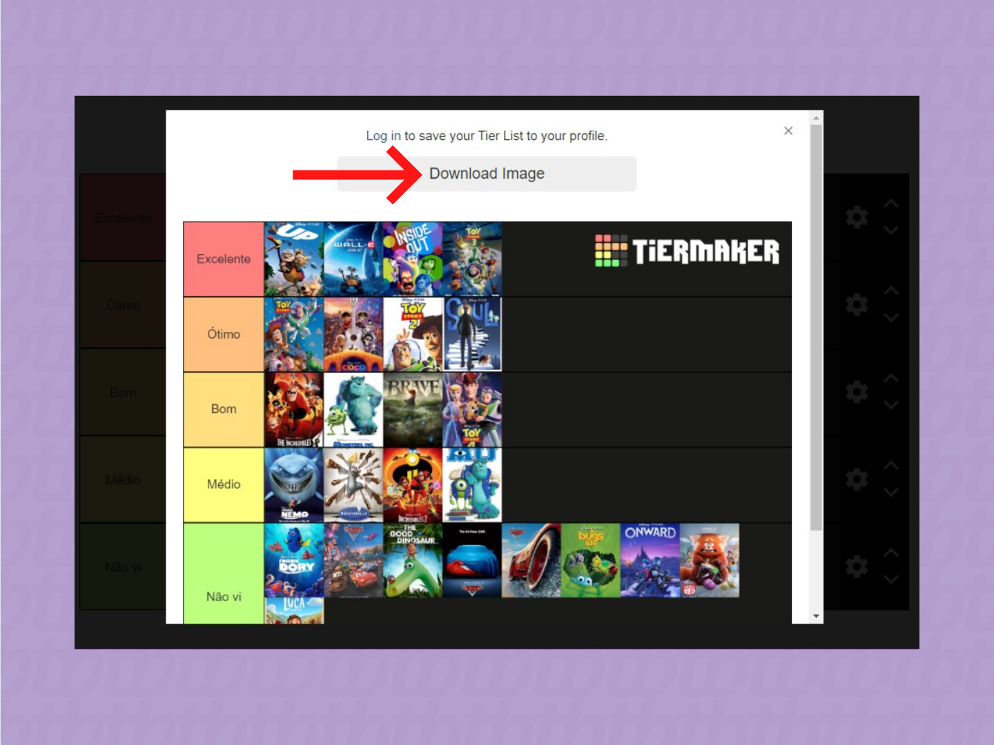 How to create a tier list online / TierMaker / Playback