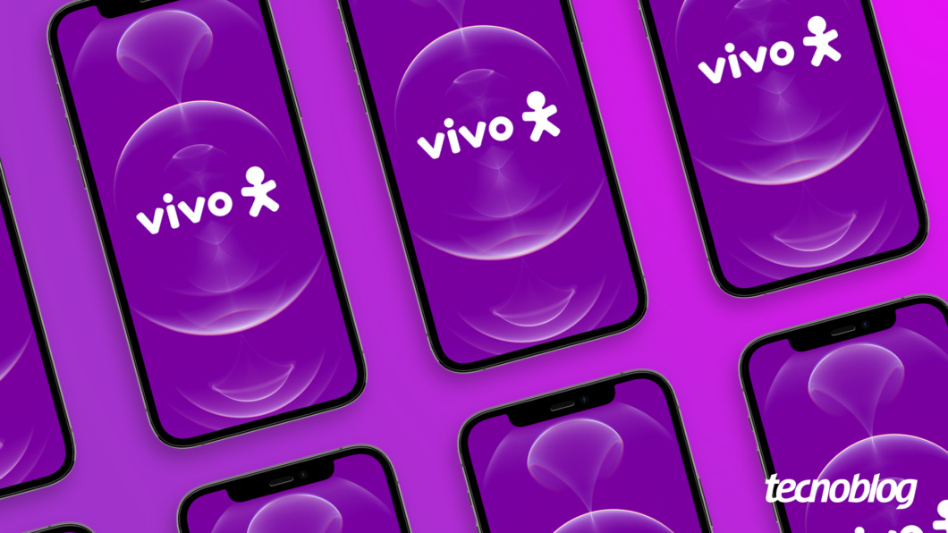 Celulares com logo da Vivo