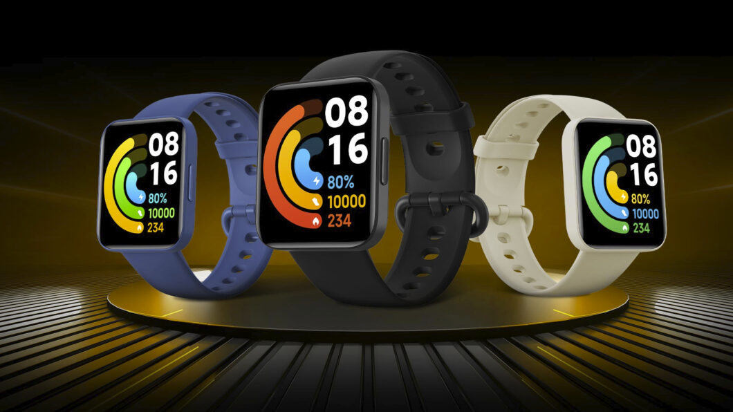 Poco Watch é anunciado pela Xiaomi com três opções de cores (Imagem: Divulgação/Xiaomi)