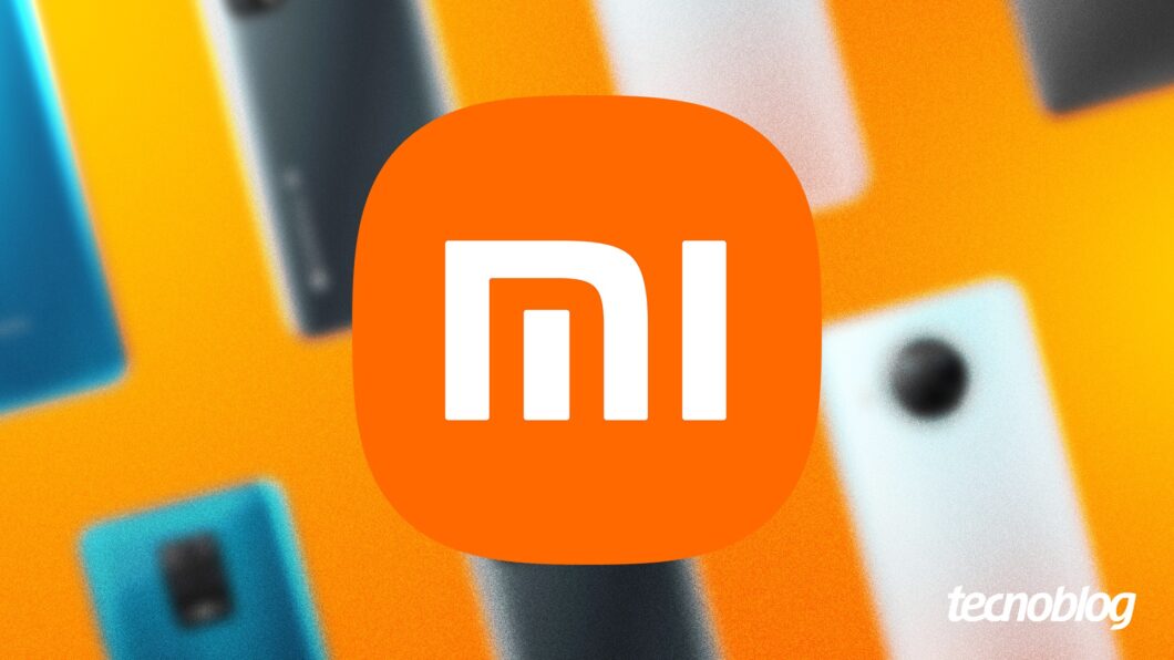 Celulares da Xiaomi com logotipo Mi