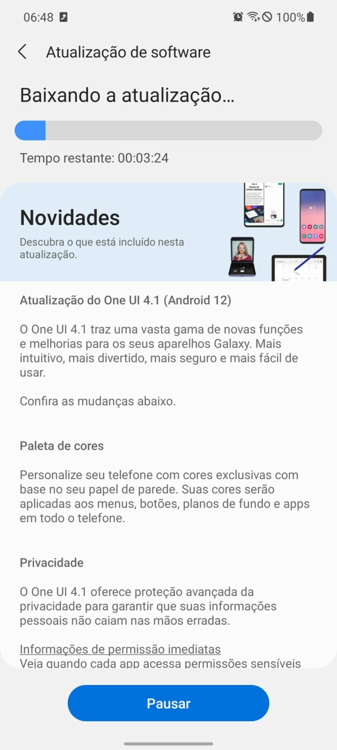 Galaxy A71 é atualizado para o Android 12 One UI 4 1 no Brasil