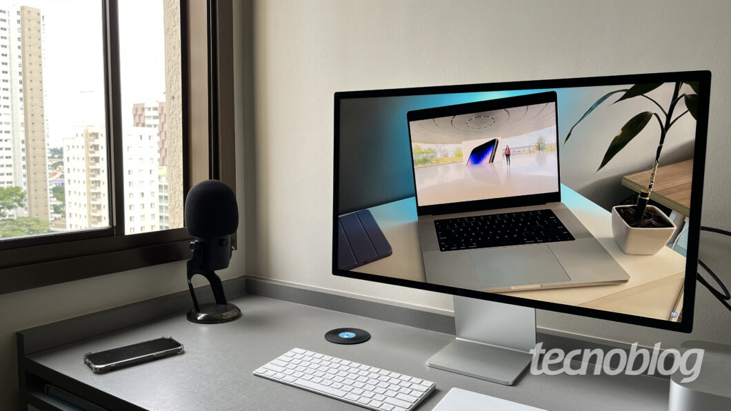 Apple Studio Display (Imagem: Darlan Helder/Tecnoblog) 
