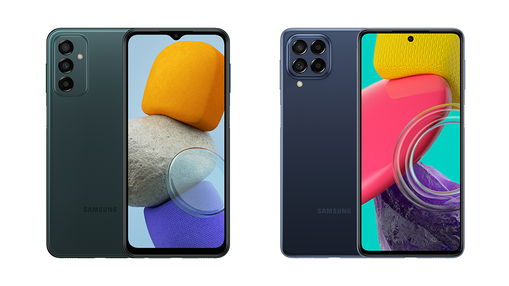 Samsung Galaxy M53 e Galaxy M23 (Imagem: Divulgação/Samsung)