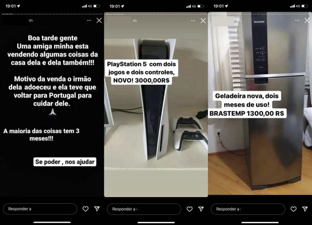 Golpistas invadiram Instagram para anunciar produtos e roubar dinheiro das vítimas (Imagem: Reprodução/Tecnoblog)