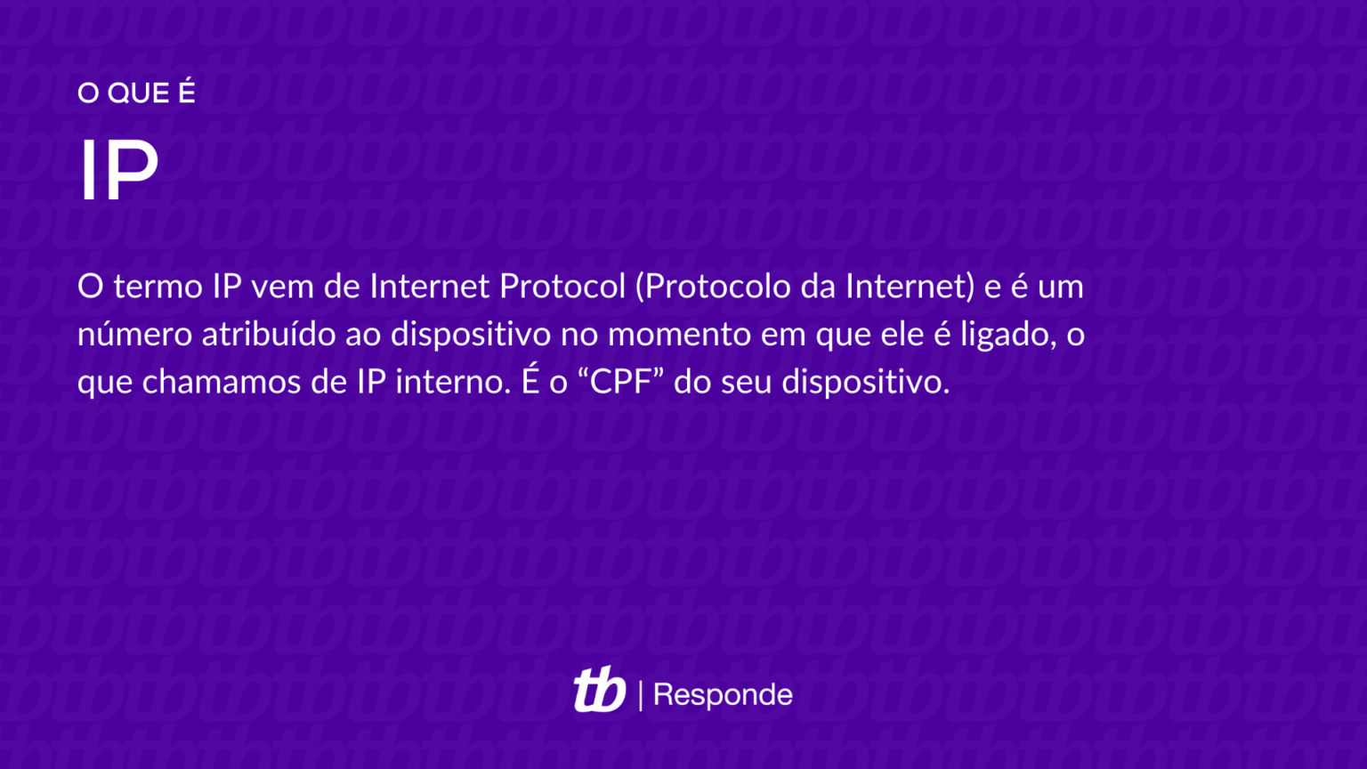 O que é IP? • Internet • Tecnoblog