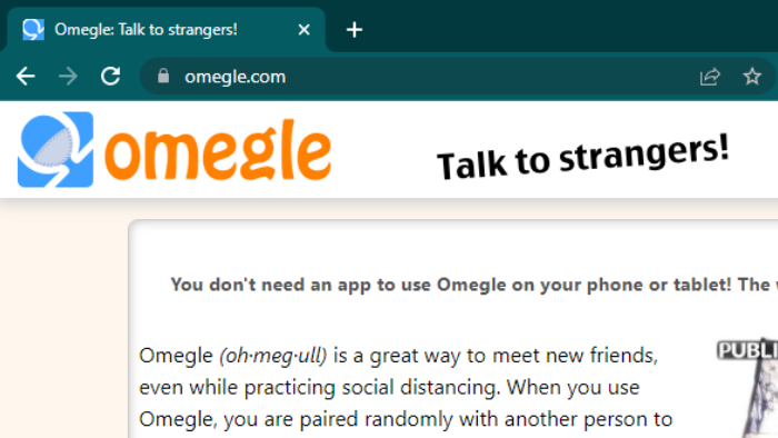 O que é e como funciona o Omegle?