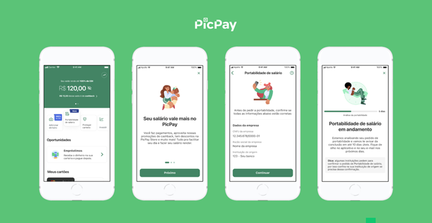 PicPay ganha portabilidade de salário (Imagem: Divulgação)