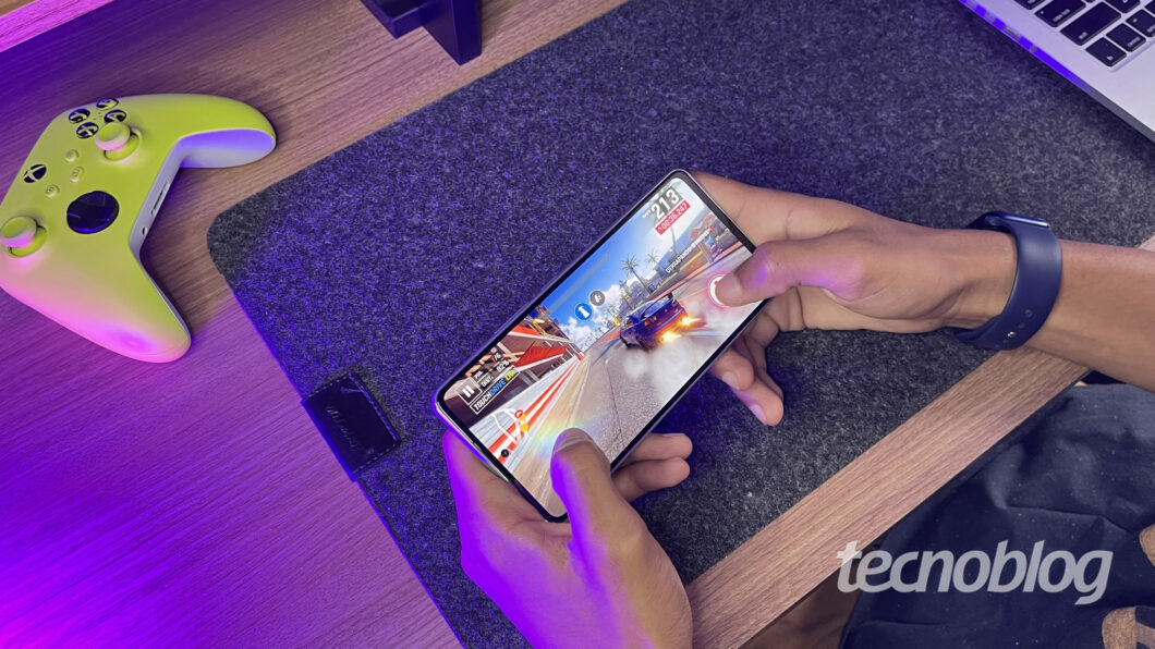 Samsung Galaxy A53 tem suporte ao 5G (Imagem: Darlan Helder/Tecnoblog) 
