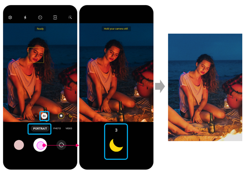 Samsung leva melhorias ao modo retrato do Galaxy S20, S21 e mais (Imagem: Divulgação)