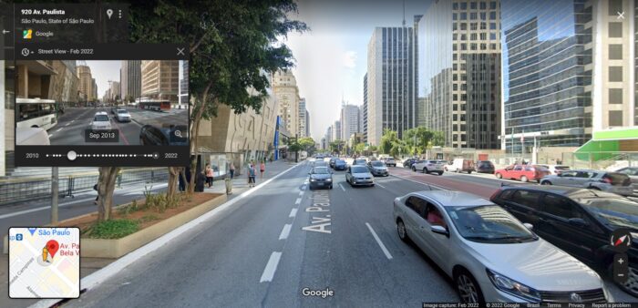 "Linha do tempo" já aparece na versão web do Street View