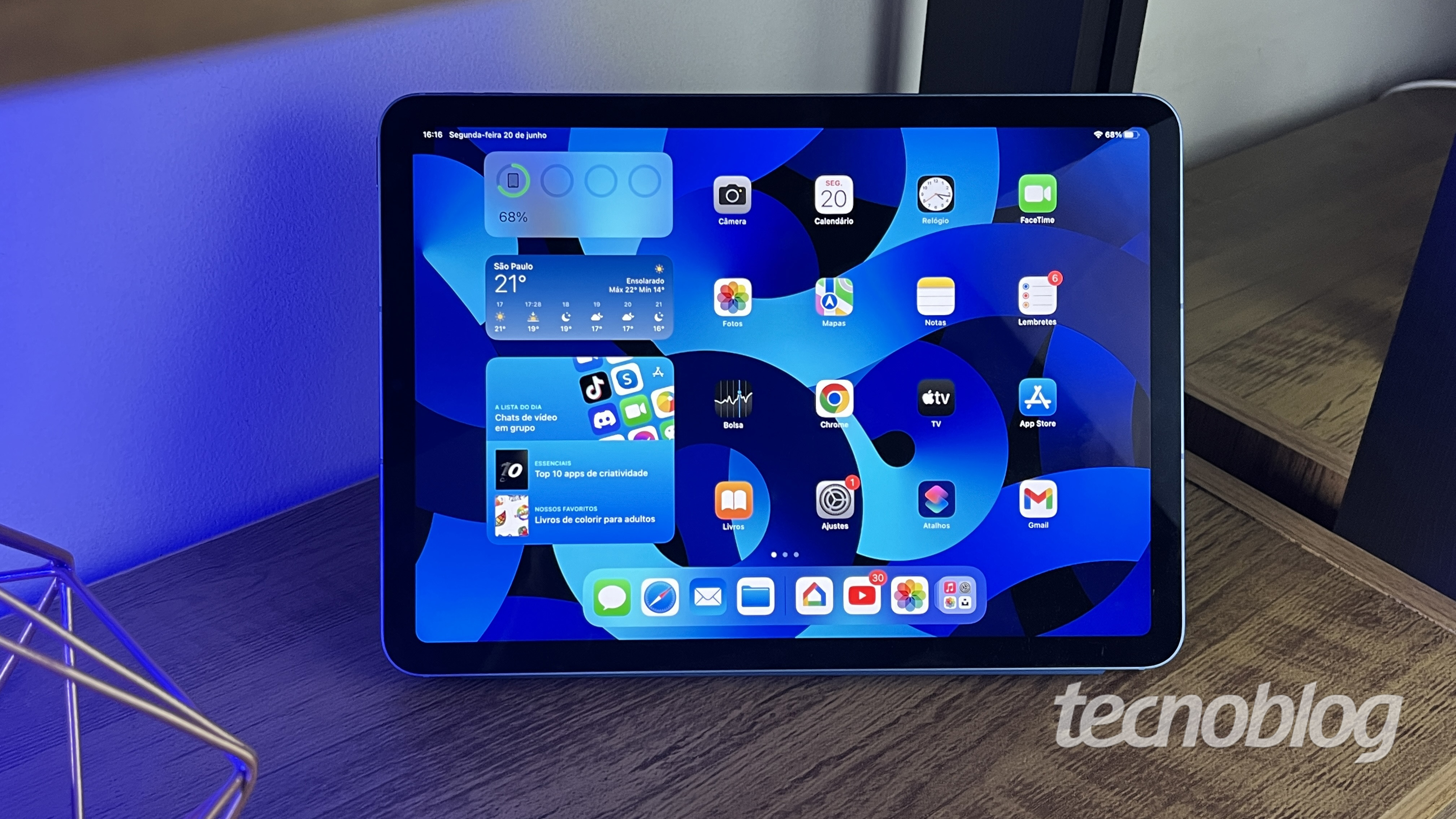 iPad Air 5 - 64GB - Azul