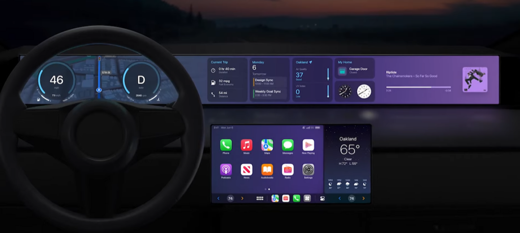 CarPlay ganha suporte a múltiplas telas