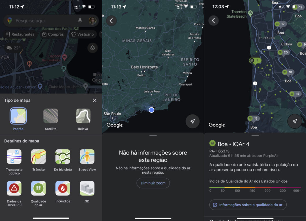 Google Maps passa a mostrar a qualidade do ar pelo celular   Tecnoblog - 35