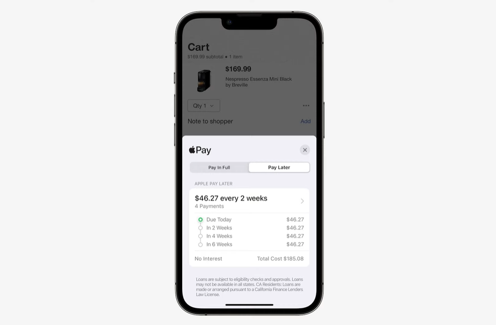 Apple Pay Later (Imagem: Reprodução / Apple)