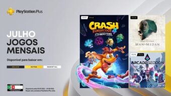 PS Plus de julho dá Crash 4, Man of Medan e Arcadegeddon como jogos grátis