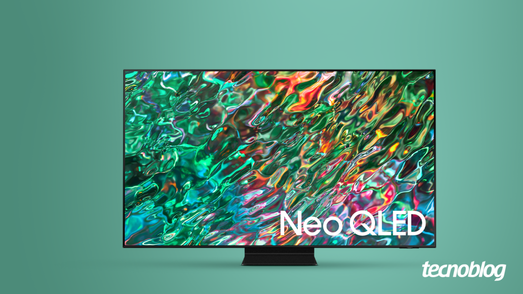 TV Samsung Neo QLED QN90B (Imagem: Vitor Pádua / Tecnoblog)