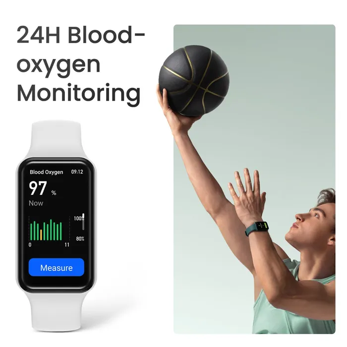 Band 7 oferece monitoramento de oxigenação do sangue (Imagem: Divulgação/Amazfit)