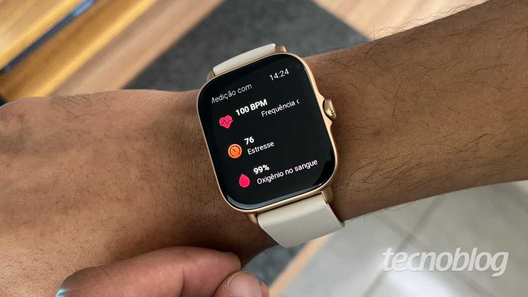Amazfit GTS 3 (Imagem: Darlan Helder/Tecnoblog)