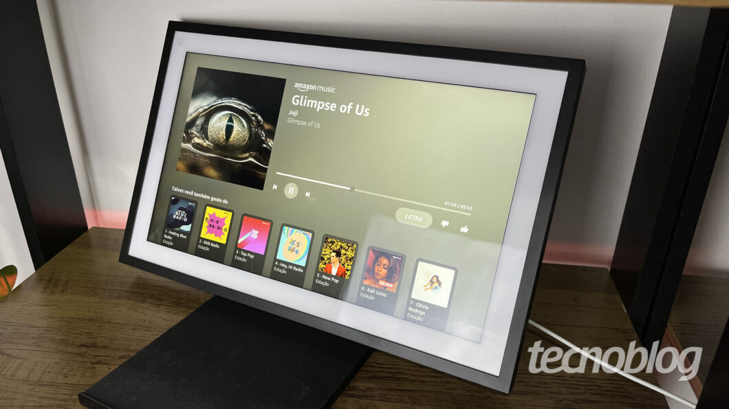 Amazon Echo Show 15 (Imagem: Darlan Helder/Tecnoblog) 