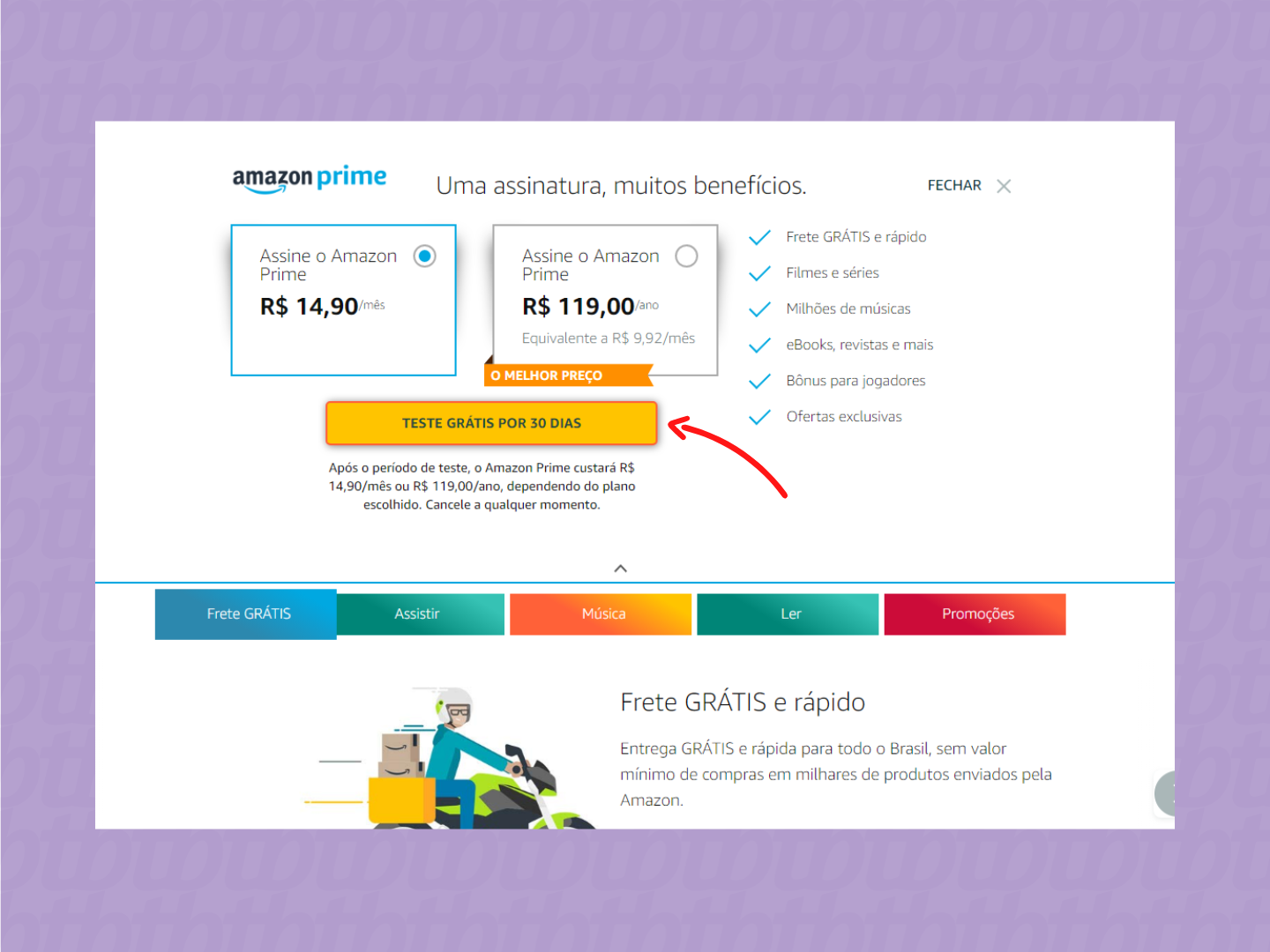 Agora voc pode ter Prime Video com plano de assinatura+menos