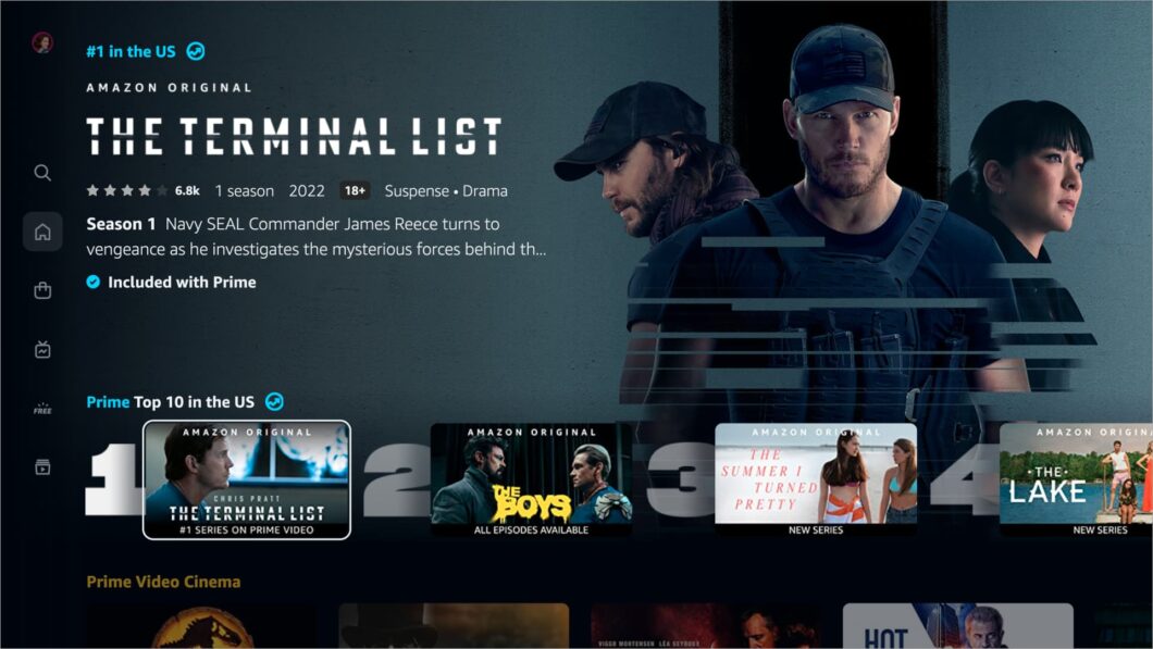 Amazon Prime Video finalmente ganha uma nova interface (Imagem: Divulgação/Amazon)