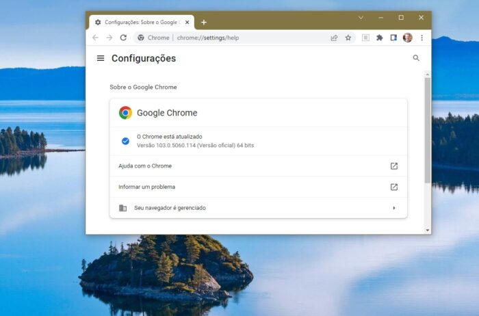 Google Chrome para Windows atualizado (imagem: Emerson Alecrim/Tecnoblog)