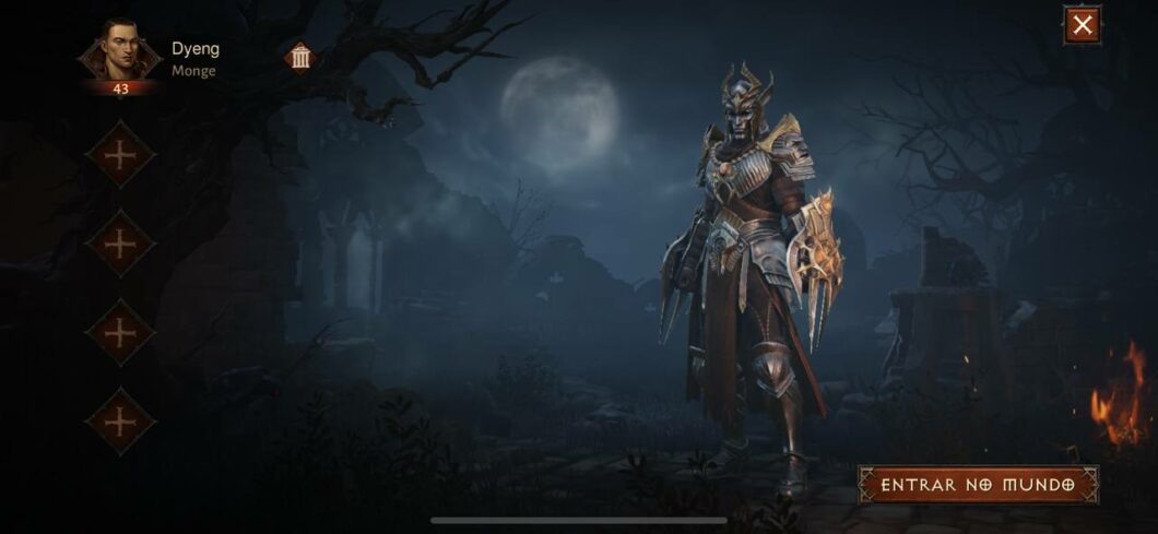 DIABLO IMMORTAL - QUAL MELHOR CLASSE? CRIEI PERSONAGENS NOVOS PRA