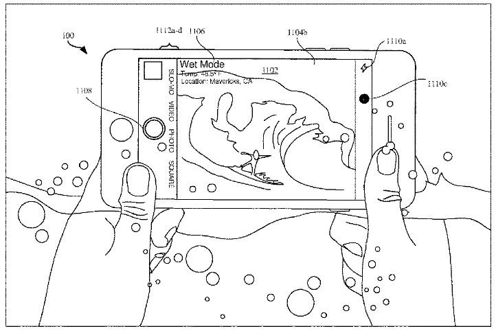 Patente da Apple (Imagem: Divulgação/USPTO)