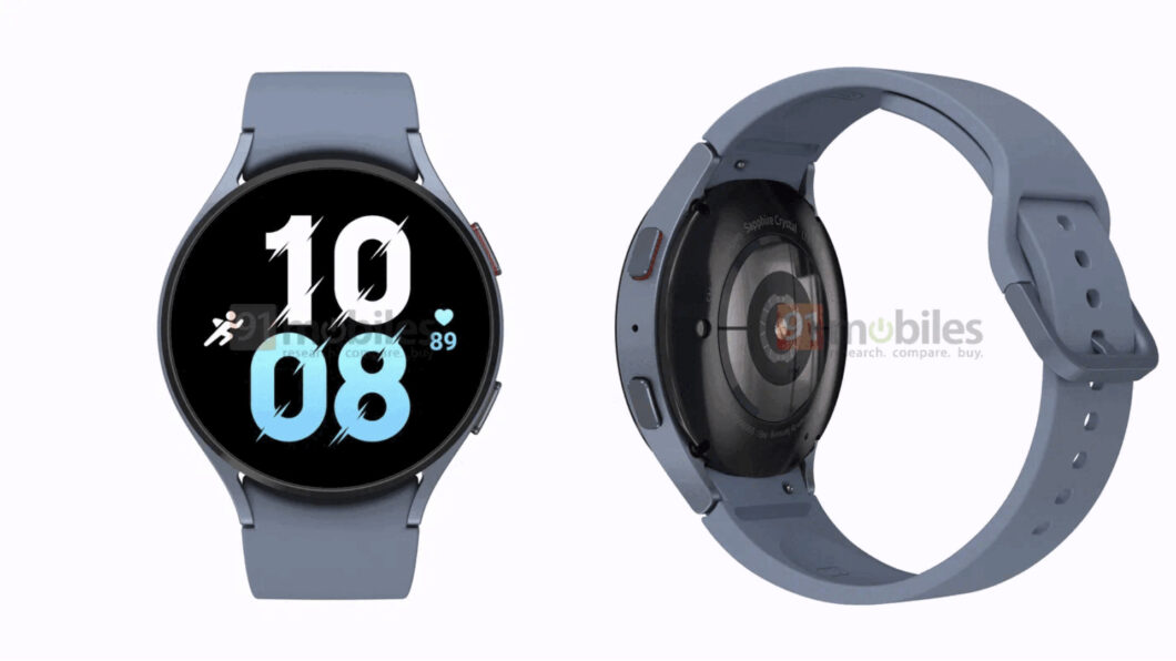 Galaxy Watch 5 deve ser bem parecido com o seu antecessor (Imagem: Reprodução/91Mobiles)