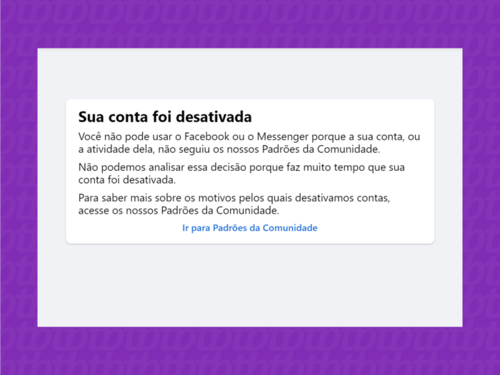 Como reportar conta comprometida no Facebook