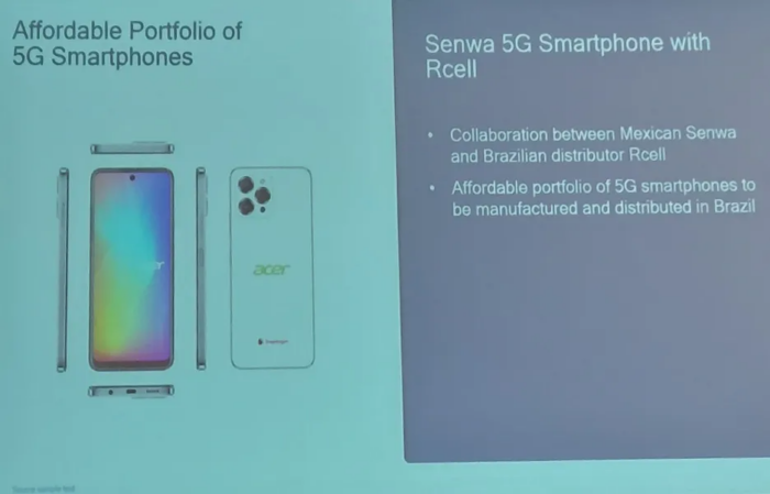 Anuncio de smartphones da Acer para o mercado brasileiro em evento em São Paulo (Imagem: Reprodução/ Tele.Síntese)