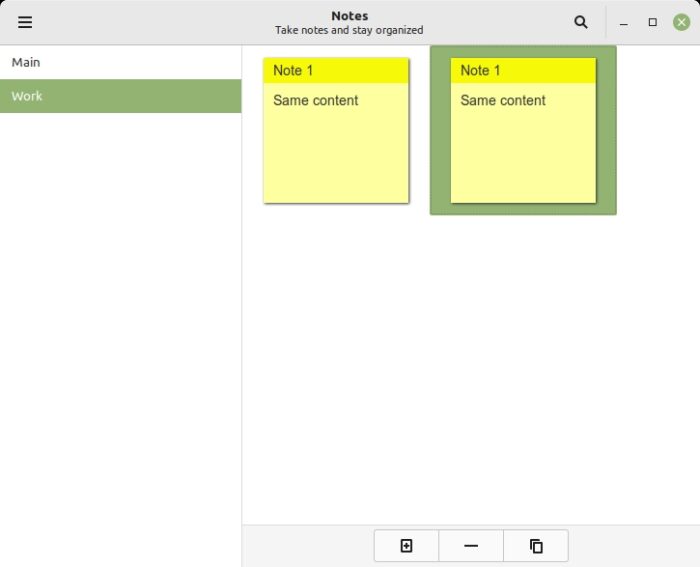 It's now easy to duplicate notes (image: disclosure)
