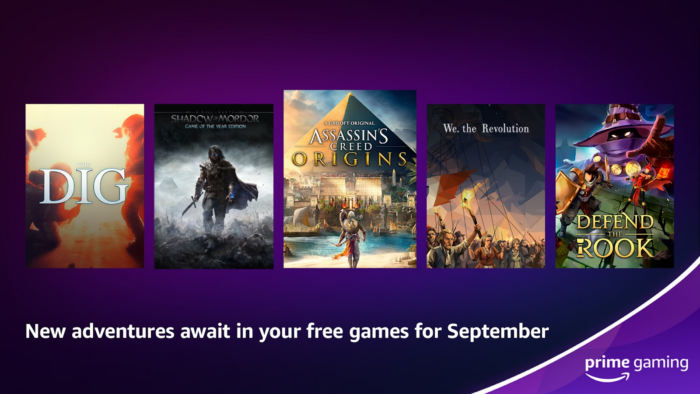 Prime Gaming de setembro tem Assassin’s Creed e Senhor dos Anéis