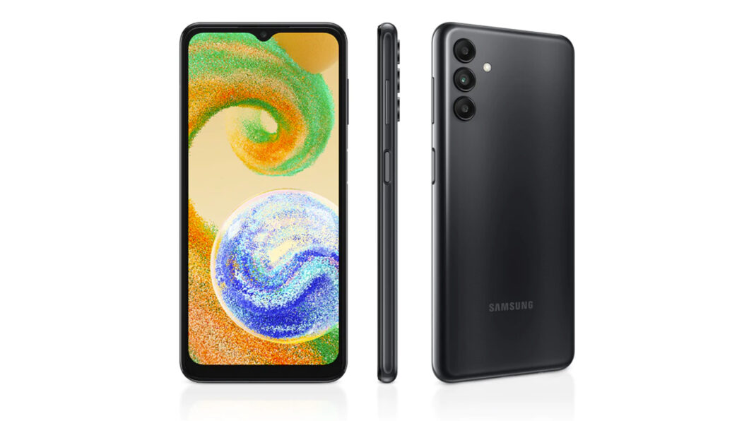 Galaxy A04s possui tela de 90 Hz (Imagem: Divulgação/Samsung)