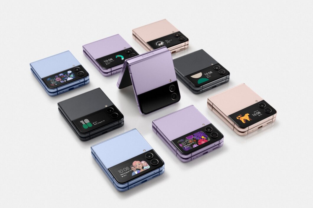 Todas as cores do <a href='https://meuspy.com/tag/Espionar-Galaxy'>Galaxy</a> Z Flip 4 (imagem: divulgação/Samsung)