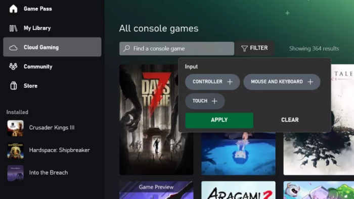 Mouse and keyboard now appear as options (Image: Playback / Windows Central)