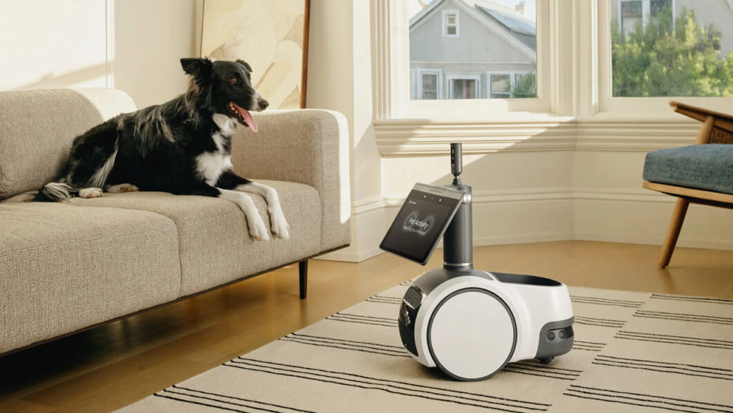 Astro, the Amazon robot, now interacts with cats and dogs