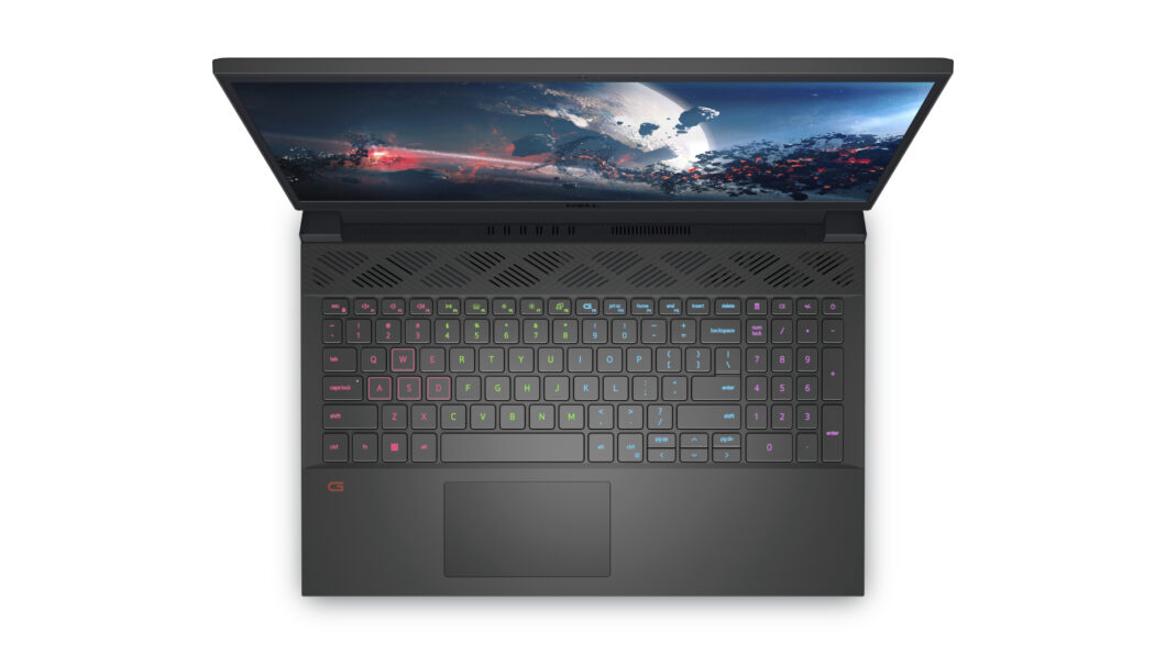 Dell G15 has a backlit keyboard (Image: Handout/Dell)