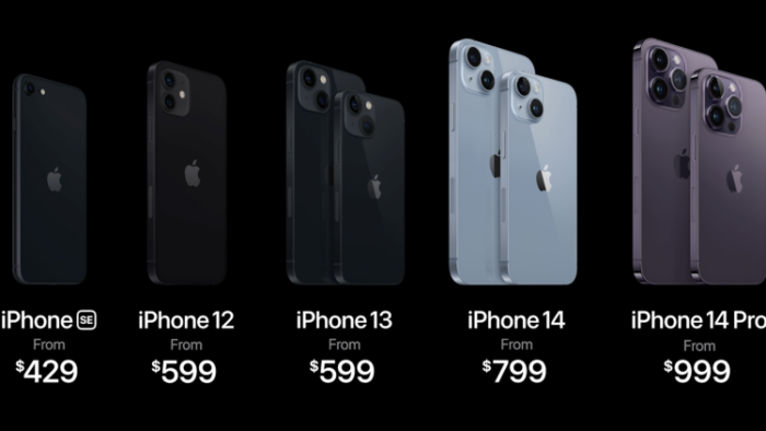 Modelos de iPhone disponíveis a partir de agora (Imagem: Divulgação / Apple)