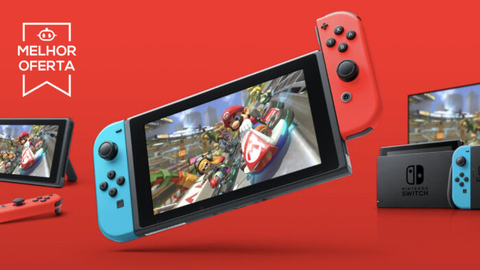 Nintendo Switch sai mais barato em oferta antes da chegada do modelo OLED