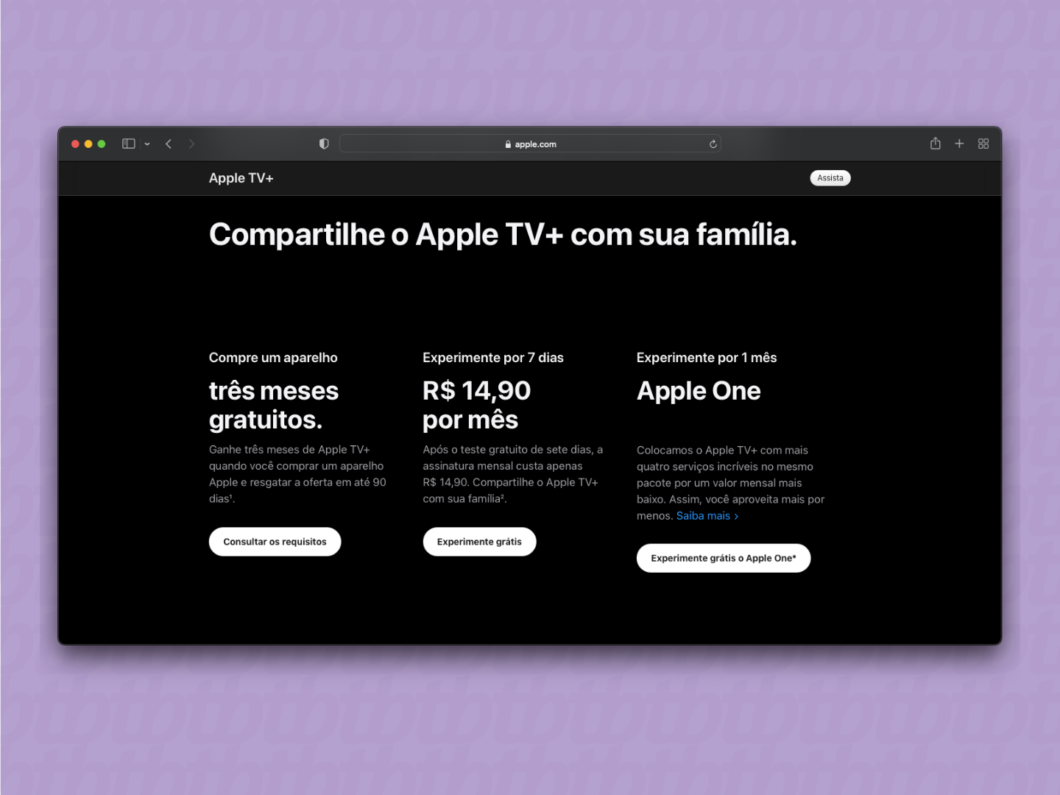 Apple TV+, que custava R$ 9,90, custa agora R$ 14,90. (Imagem: Tecnoblog)