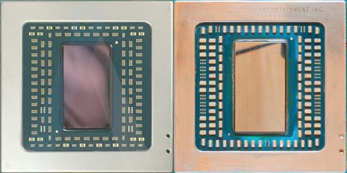 Oberon Plus de 6 nm à esquerda, Oberon de 7 nm à direita (imagem: reprodução/Angstronomics)