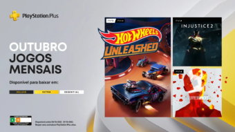 PS Plus de outubro tem Injustice 2 e Hot Wheels Unleashed