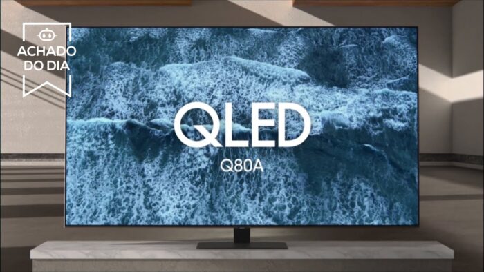 TV QLED de 55″ da Samsung sai por R$ 3.388 em oferta com cashback de 12%