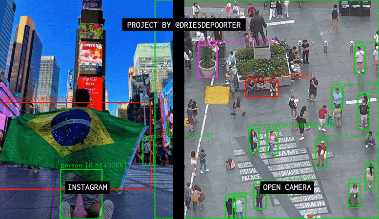 Até um brasileiro que estava na Times Square foi alvo de análise da IA