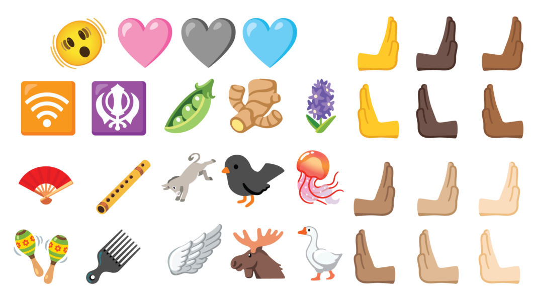 Novos emojis do padrão Unicode 15.0 (Image: Reprodução/Unicode)