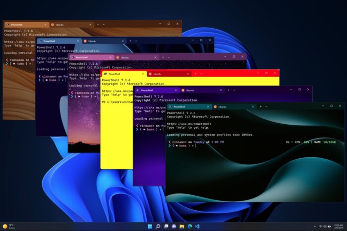 Windows Terminal 1.6 (image: publicity/Microsoft)